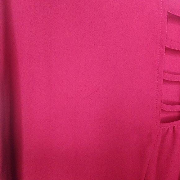 Torrid Magenta Open Back Short Sleeve Top - Picture 6 of 6